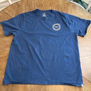 Hurley Men's Short Sleeve Crew Tee with Chest and back graphic